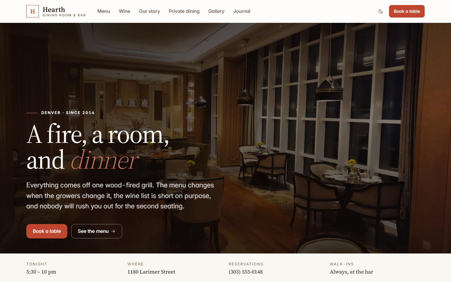Hearth, HTML edition