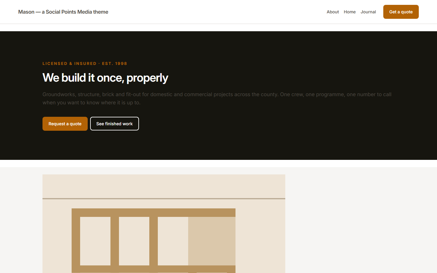 Mason, WordPress edition